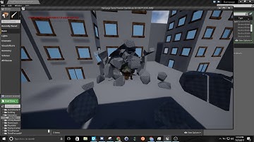 Unreal Engine 4 - Supported Structure Destruction Test