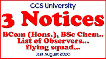 3 Notices of the Day | CCS University