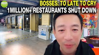 Shanghai: a restaurant shuts down after 6 days in business/Restaurant district = ghost market, why?