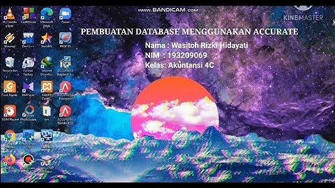 PEMBUATAN DATABASE MENGGUNAKAN ACCURATE ACCOUNTING SOFTWARE