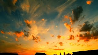 Peaceful Sunset Sky | Relaxing Timelapse Music