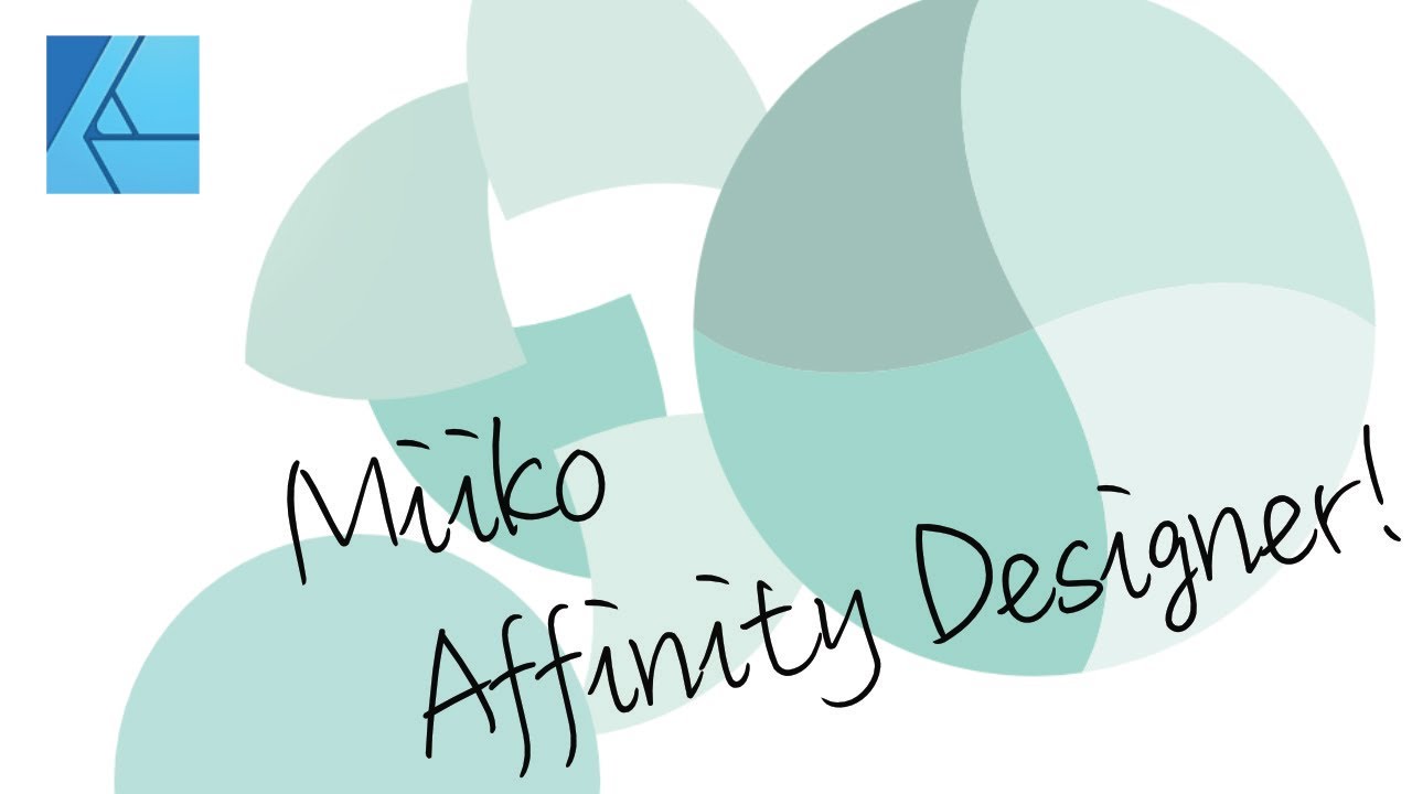 Affinity Designer アフィニティデザイナー 図形をバラバラにする分割の方法 Youtube