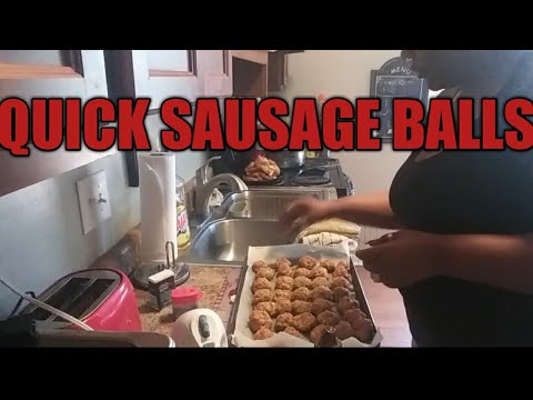 QUICK and EASY Sausage balls| Quick breakfast IDEAS