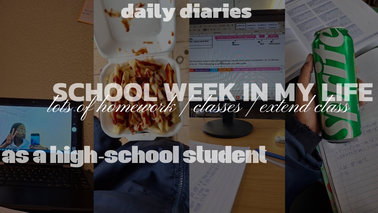 Ежедневные дневники. Эпизод 4 | Школьная неделя из моей жизни | Южноафриканский ютубер 🇿🇦