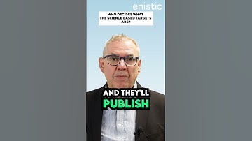 Q&A - Who decides what the Science Based Targets are?