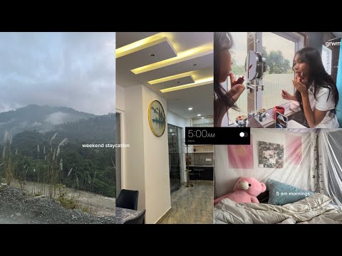 few autumn break days in my life ⭐️|back home from college|5 am mornings| weekend staycation