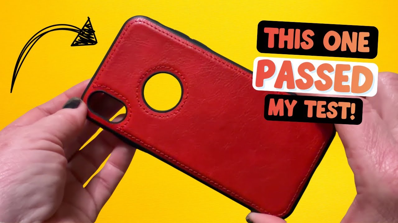 👉 Find it HERE👈 If you want a vintage retro feel, try this deep red leather cell case for iPhone XR