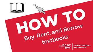 How to Buy, Rent, Borrow textbooks