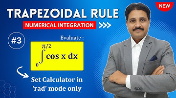 TRAPEZOIDAL RULE SOLVED PROBLEM 3 (NUMERICAL INTEGRATION)  @TIKLESACADEMY
