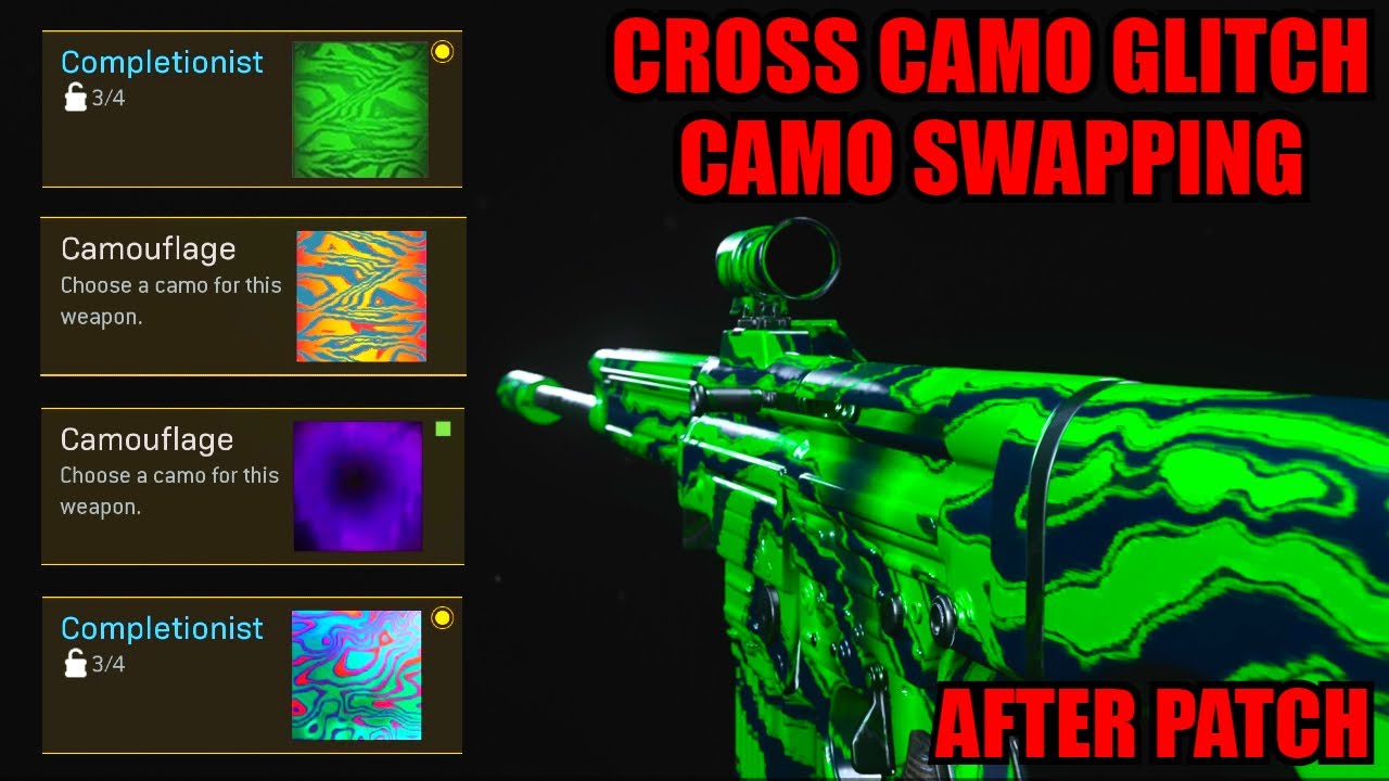 CAMO SWAP GLITCH WARZONE AFTER PATCH! ANY CAMO ANY GUN! WARZONE CAMO