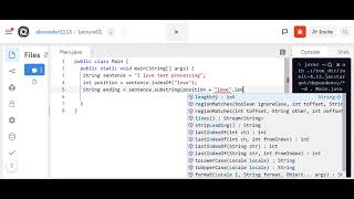 Object Oriented Programming using Java - Introduction to String object