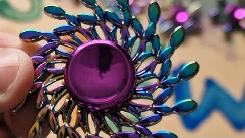 Rainbow Rice Temu Fidget Spinner