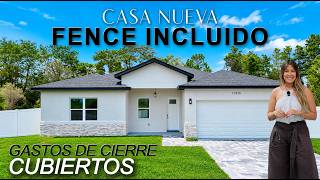 😱NEW HOUSE in Ocala, FL | NO HOA, NO CDD with FENCE, fenced-in and CLOSING COSTS COVERED