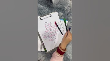 #learnbymaps making in process #upsc #upscmindmaps #upscnotes #map #indiamap