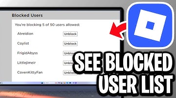 How To See Blocked User List On Roblox - PC And Laptop