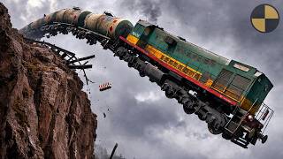 Realistic Train Crashes |Trains and Cars Scenarios| BeamNG Drive Cinematic Simulation BeamNG.drive