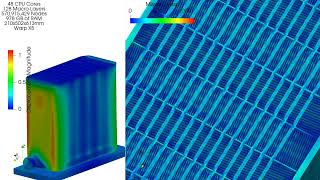 X-flow heat exchanger