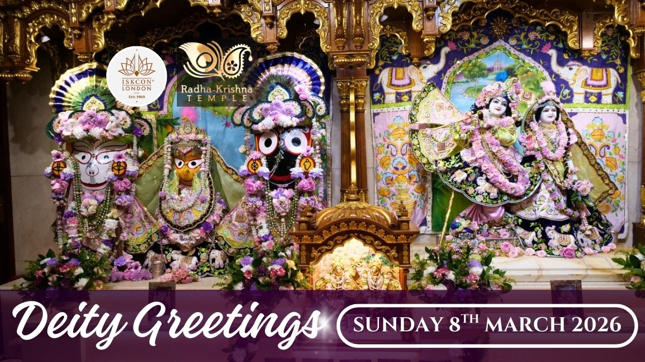 Deity Greetings | Guru Puja | CC Adi Lila 13.66-67 Class by HG Dayal Mora Das - 08.03.2026