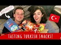Trying TURKISH Snacks with an Italian - Snack Surprise UK
