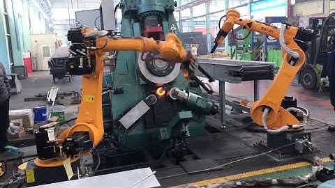 D51K-350 automatic ring rolling machine with robots 01