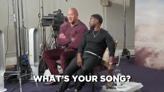 Kevin Hart & Dwayne Johnson AKA The Rock Sings Their Favourite Christmas & Life Describing Song