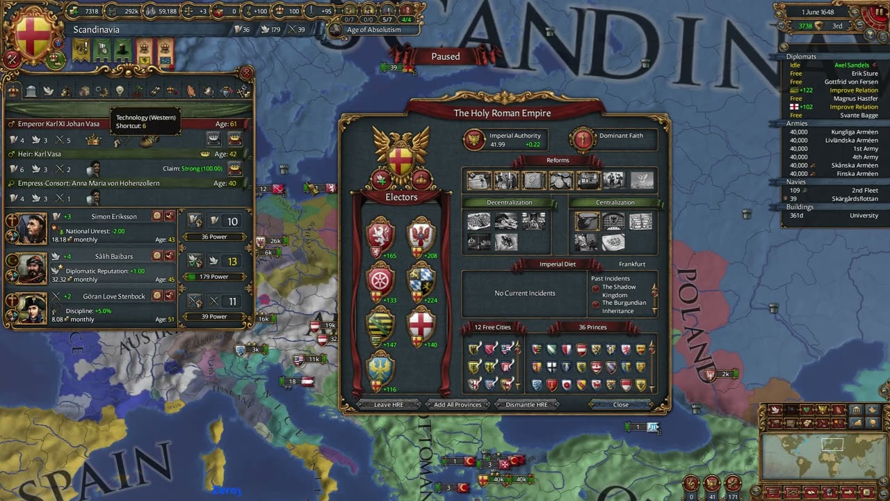 EU4 Ridiculously Broken Diplo Rep Stacking