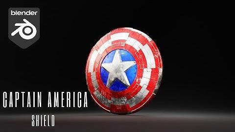 Captain America shield - Blender 3d models