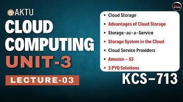 Lec- 3.3 | Cloud Computing | Unit-3 | KCS-713 | Cloud Computing Aktu | Aktu Exams | 4th Year B-Tech