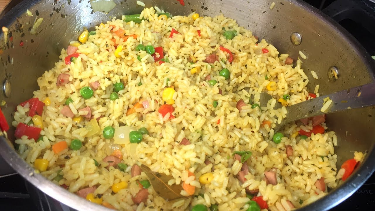How To Make Nigeria Fried Rice - YouTube