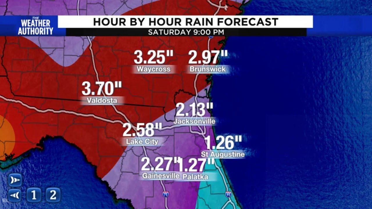 Tropical Rain on the way - YouTube