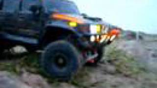 Xmods 1/28 Hummer H2 Crawler / outdoor truck trial 12