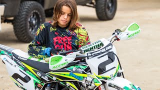 Motocross Kids Rippin On Dirt Bikes (Free Ride edition) Featuring FMX star Javier Villegas