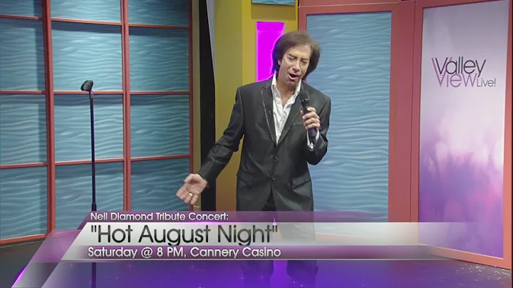 Neil Diamond tribute artist Rob Garrett