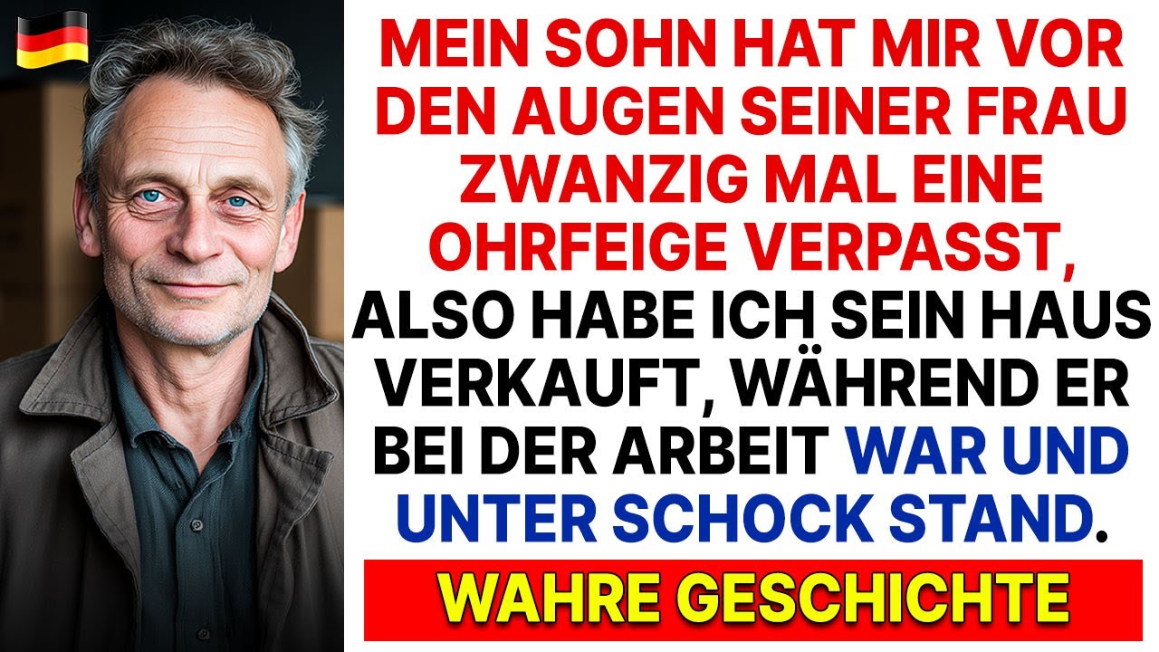 Mein Sohn ohrfeigte mich zwanzigmal vor seiner Frau – also verkaufte ich sein Haus heimlich...