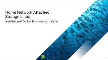 Home NAS Linux: installation of Docker, Portainer and Jellyfin