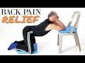 Back Pain Relief Stretches. 5 Minute Real Time Routine