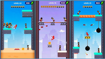 Web Master: Stickman Superhero | All Levels Gameplay Walkthrough ( Android & iOS )