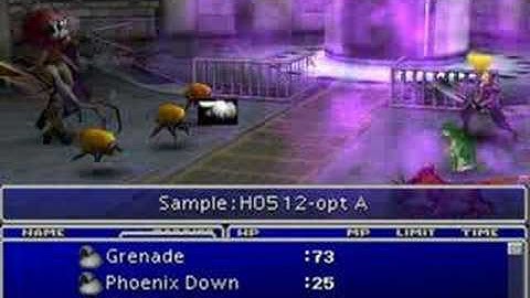 FFVII Hard Mode Mod - LLG Attempt - Sample: HO512 (Take 2)
