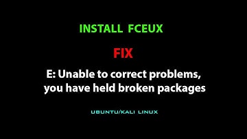 LINUX  fix missing dependencies when installing FCEUX