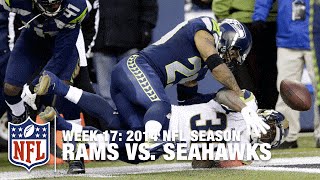 Earl Thomas Forces Benny Cunningham Fumble at Goal Line  | Rams vs. Seahawks (Week 17, 2014) | NFL