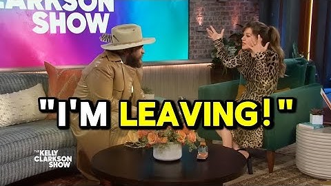 Teddy Swims verlaat Kelly Clarksons show na verhitte confrontatie