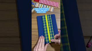 ✏️Learn how to make pencil case with elastic band #youtubeshorts #diy #shorts #sewing #simplicity