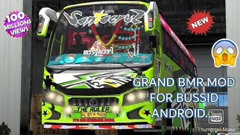 Prakash grand bmr bus mod test drive for bussid android...