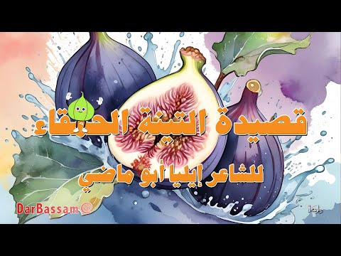 التينة الحمقاء إيليا أبو ماضي وتينة غض ة الأفنان باسقة