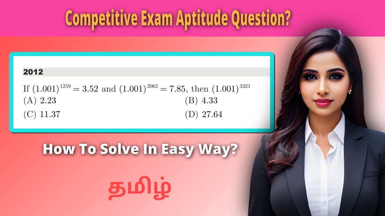 easy-way-to-solve-aptitude-questions-i-tamil-jk-lectures-youtube