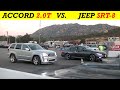 2020 Honda Accord Sport 2.0T vs. Jeep Grand Cherokee SRT-8