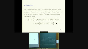 WLT 2019:Sanjoy Mitter - Inference , Learning and Approximation (Part 1)