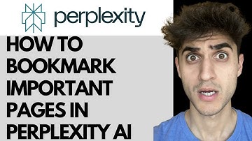 How to Bookmark important pages in Perplexity AI