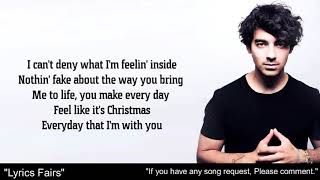 Jonas Brothers  - Like It's Christmas - (Lyrics)