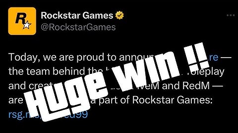 Rockstar Games BUYS CFX ?!!